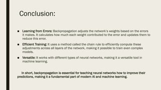 Classification_by_back_&propagation.pptx | Artificial Intelligence ...