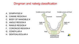 Coronoid Classification Classification, clinical features of pan facial trauma | PPTX