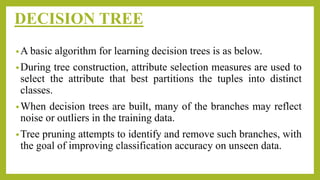 Classification decision tree | PPT