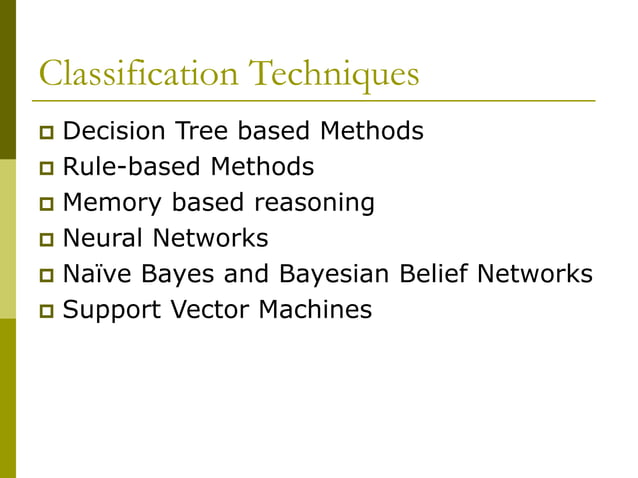 Decision Tree based Classification - ML.ppt