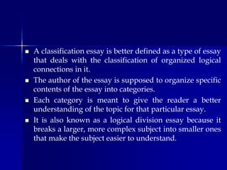 classificationessay-190831092755 (1).ppt