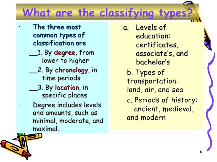 classification essay about teachers