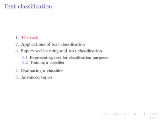 Text Classification, Sentiment Analysis, and Opinion Mining | PDF