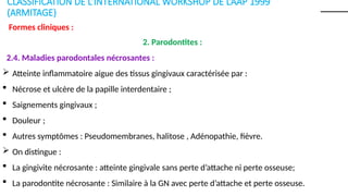 Classification des maladies parodontales | PPSX