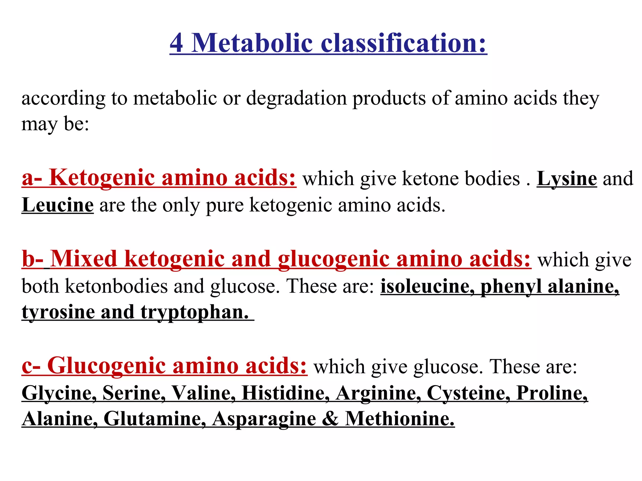 Classification of Amino Acids by farhan ali | PPT