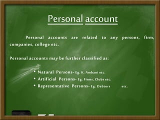 Classification of accounts | PPSX