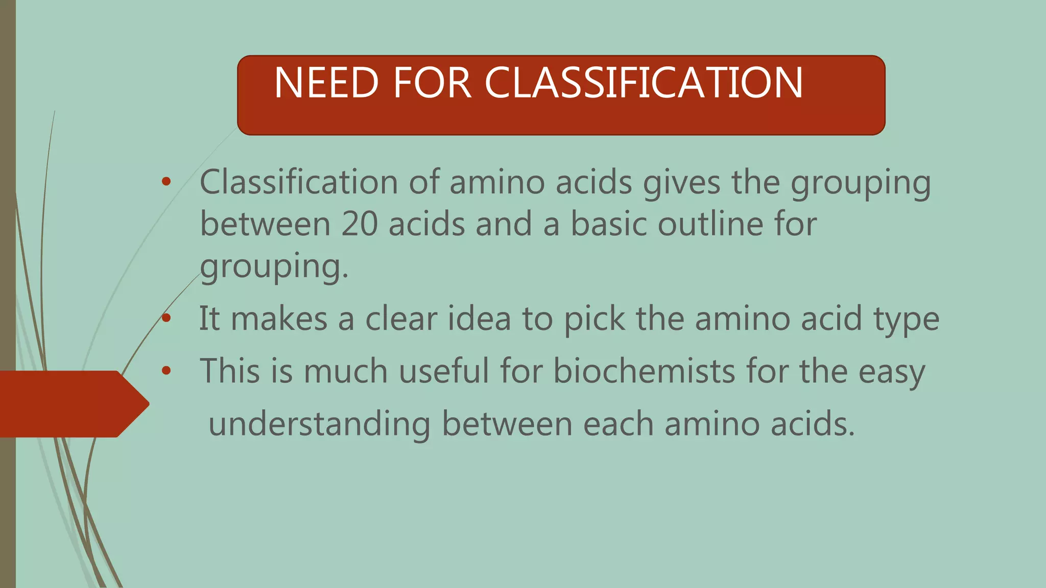 Classification of Amino Acid | PPTX