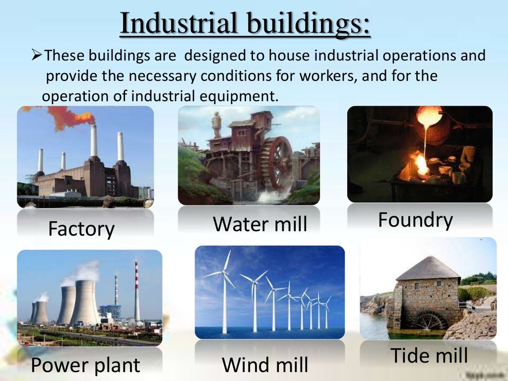 Classification of buildings