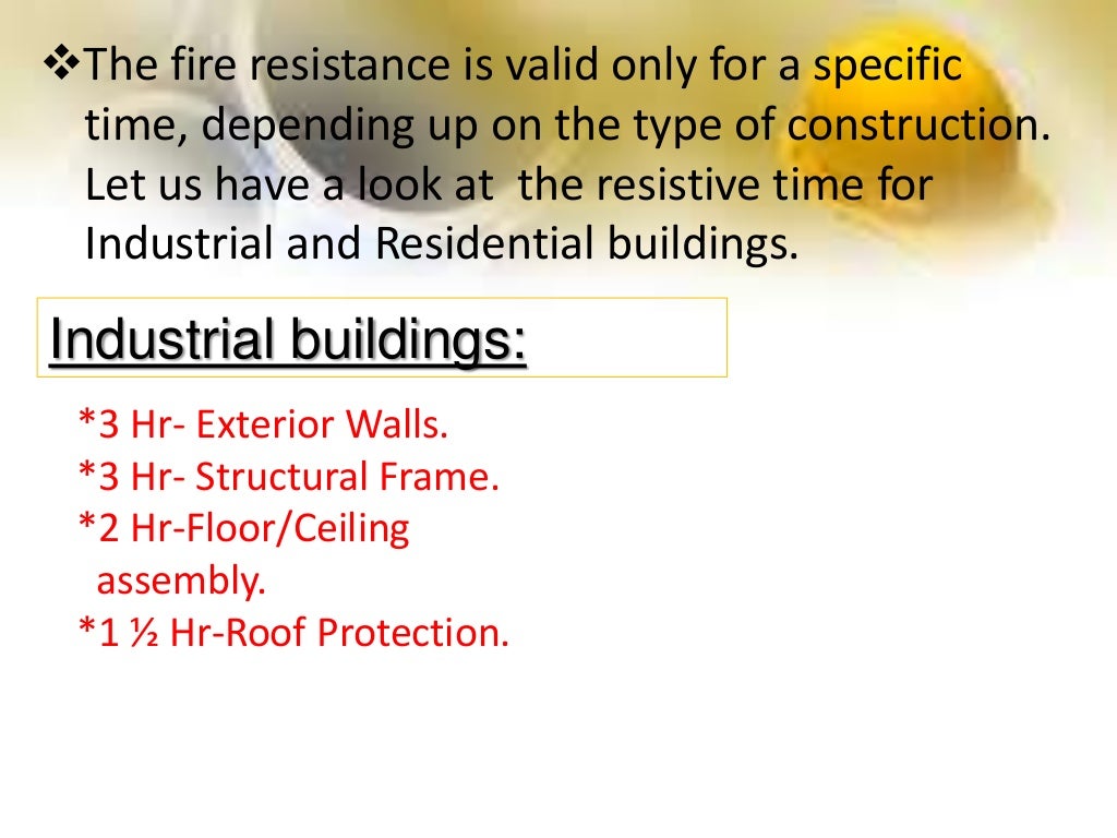 Classification of buildings
