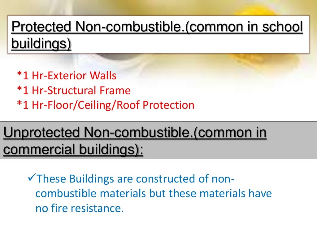 Classification of buildings