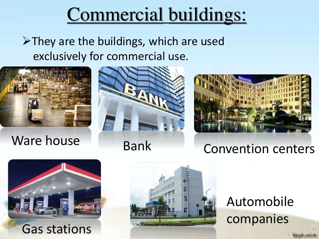 Classification of buildings