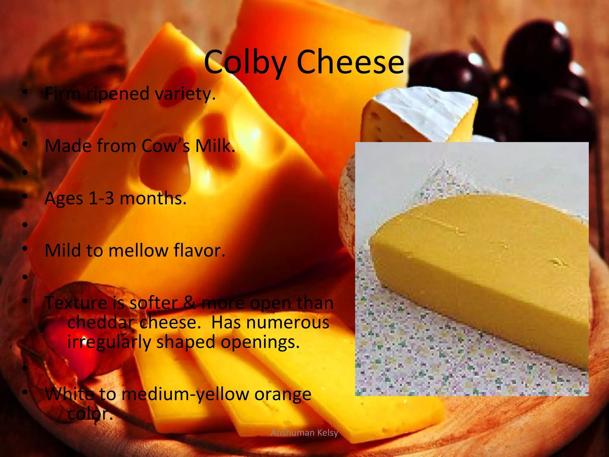 Classification of cheese | ODP