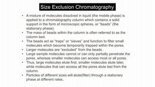 Classification of chromatographic techniques