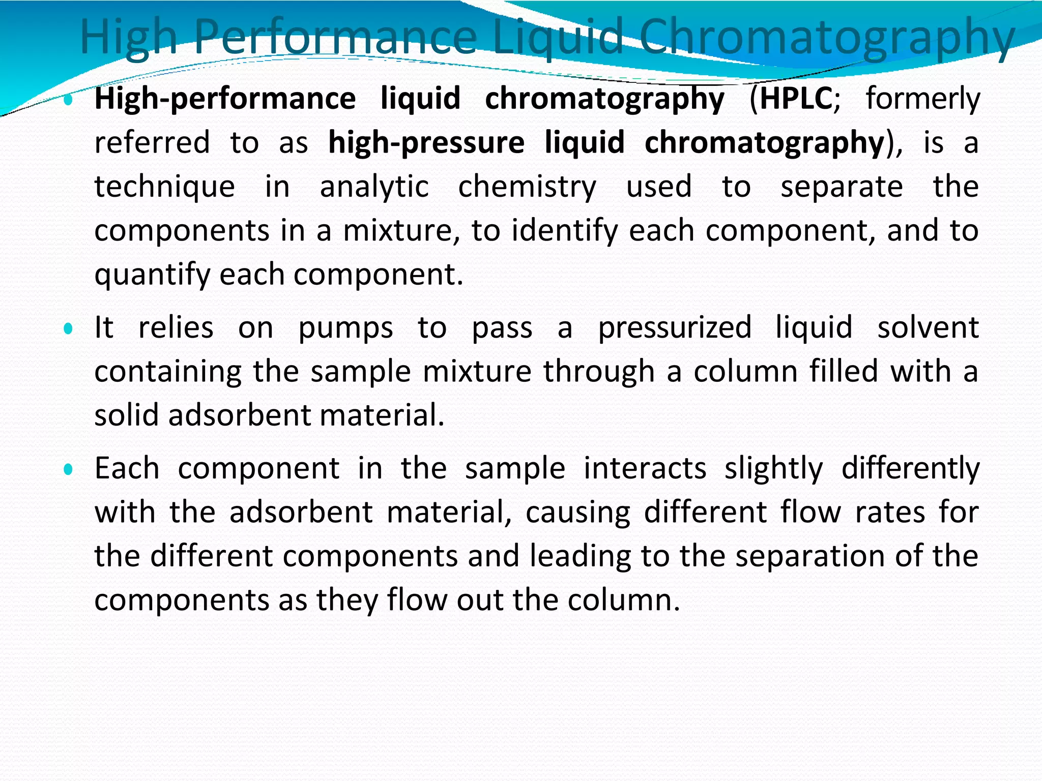 Classification of chromatography | PDF