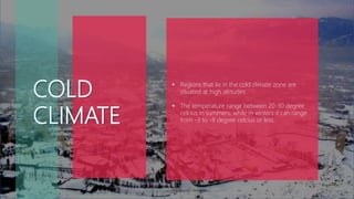 Classification of climates | PPTX