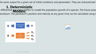understanding deterministic models | pdf | determinism... Classification of Computational Models.pptx