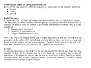 Classification of computers | PPT