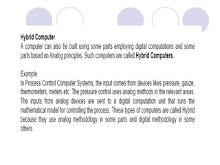 Classification of computers | PPT