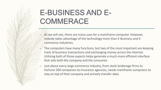 Commerce Computer Classification of computers | PPTX