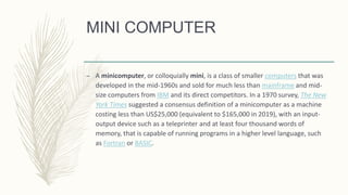 Classification of computers | PPTX