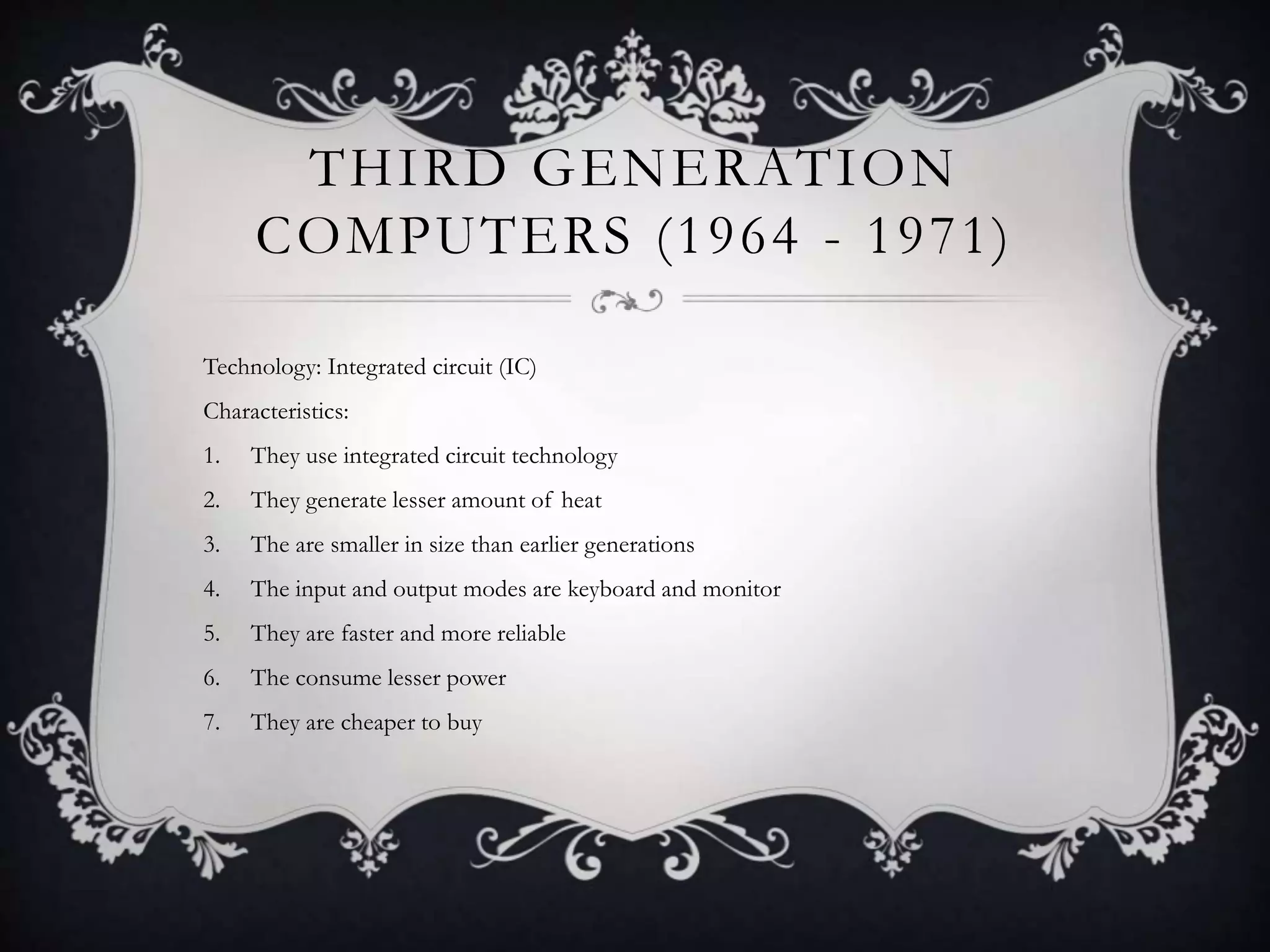 Classification of computers by generation | PPTX
