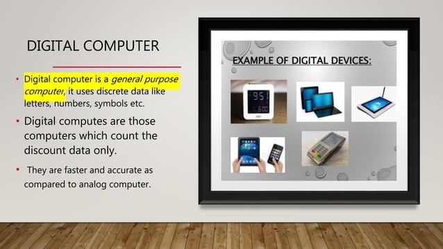 Classification of computer system (PART 1) | PPTX