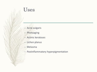Classification of cosmeceuticals