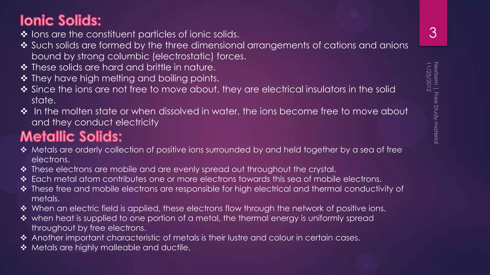Classification of crystalline solids | PPTX | Chemistry | Science