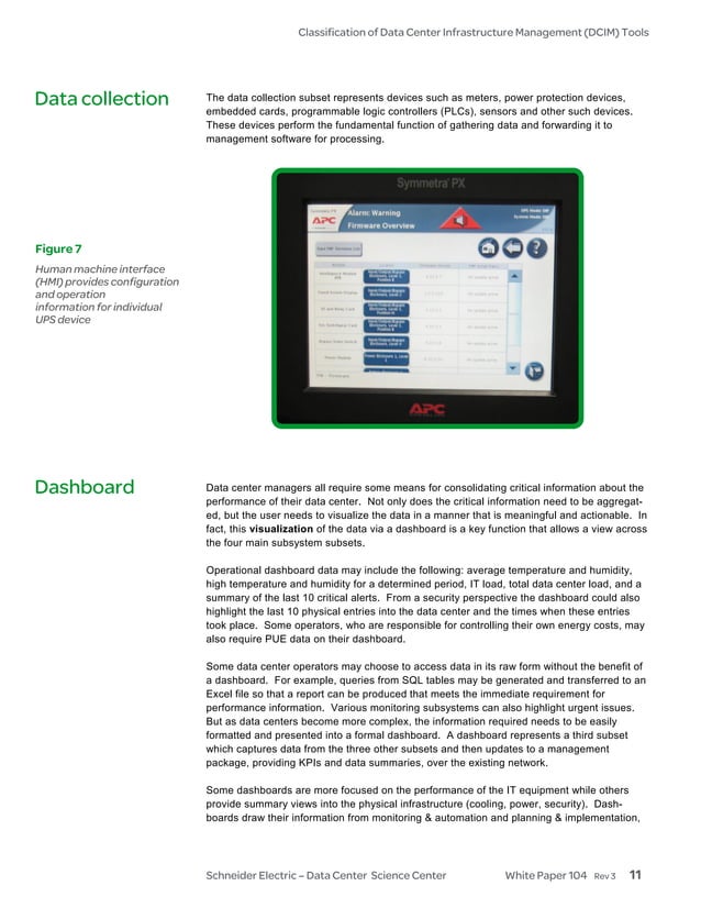 Classification of data center operations technology management tools ...