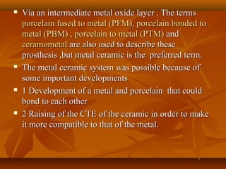 Pmf Inlay Dental porcelains: Inlays & Onlays | PPT