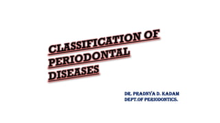 DR. PRADNYA D. KADAM
DEPT.OF PERIODONTICS.
 