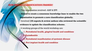 Classification of periodontal diseases | PDF