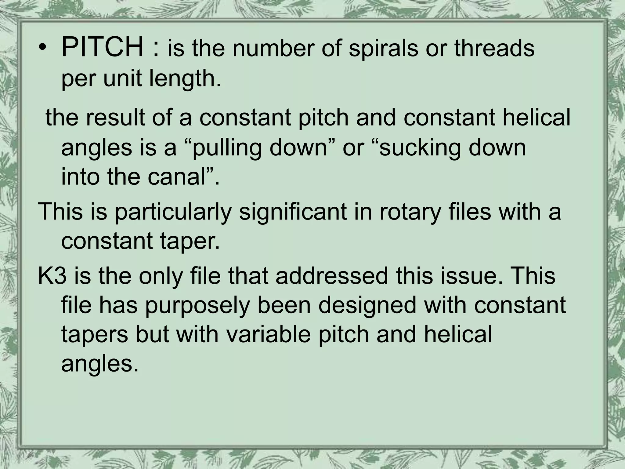 CLASSIFICATION OF ENDO INSTRUMENTS PPT