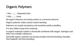 Mer Material Classification of Engineering Materials.pptx