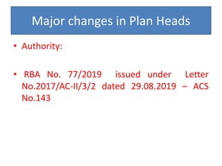 Classification of expenditure   recent changes 07.01.2021