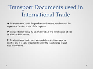 CLASSIFICATION OF EXPORT DOCMENTATIONS.pptx