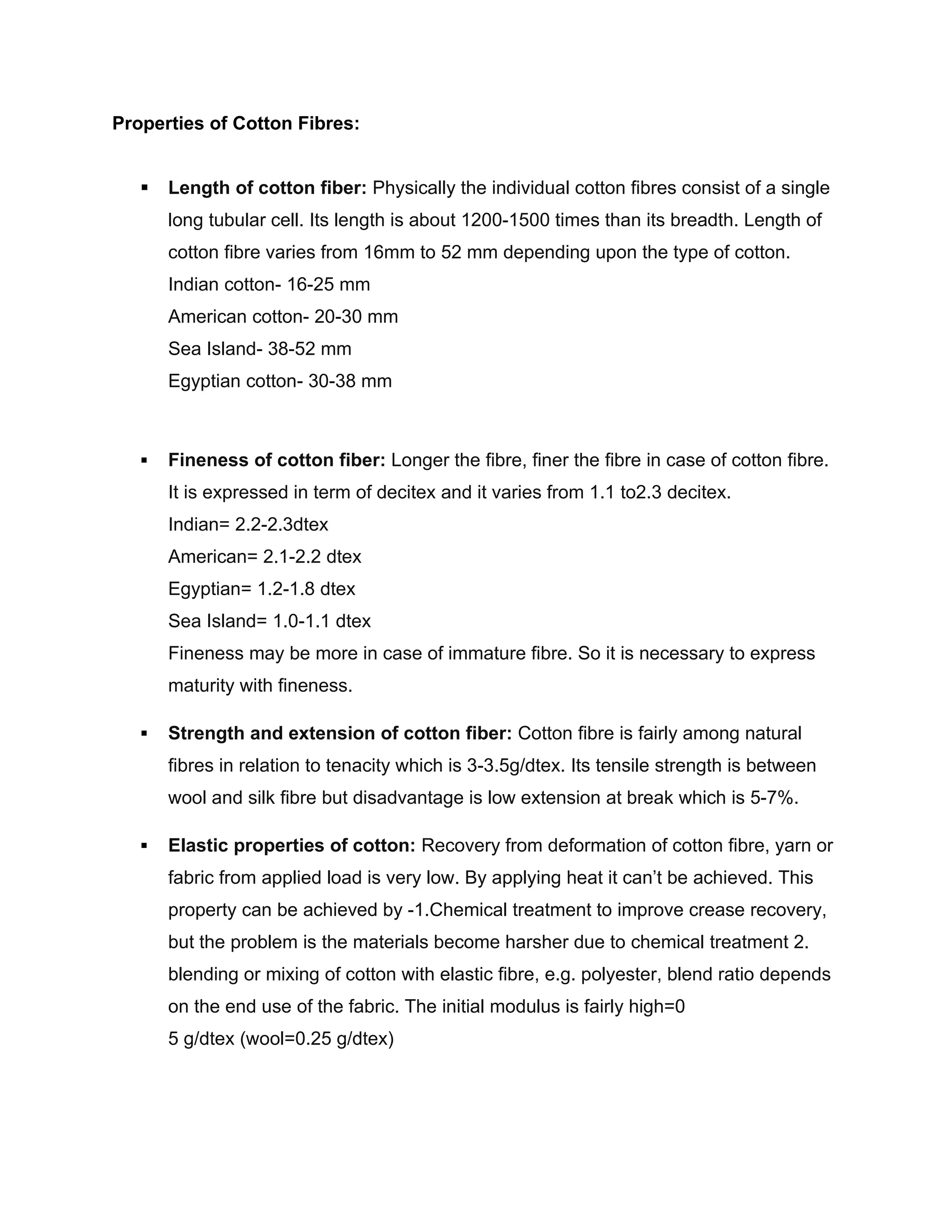 Classification of fibre | DOC