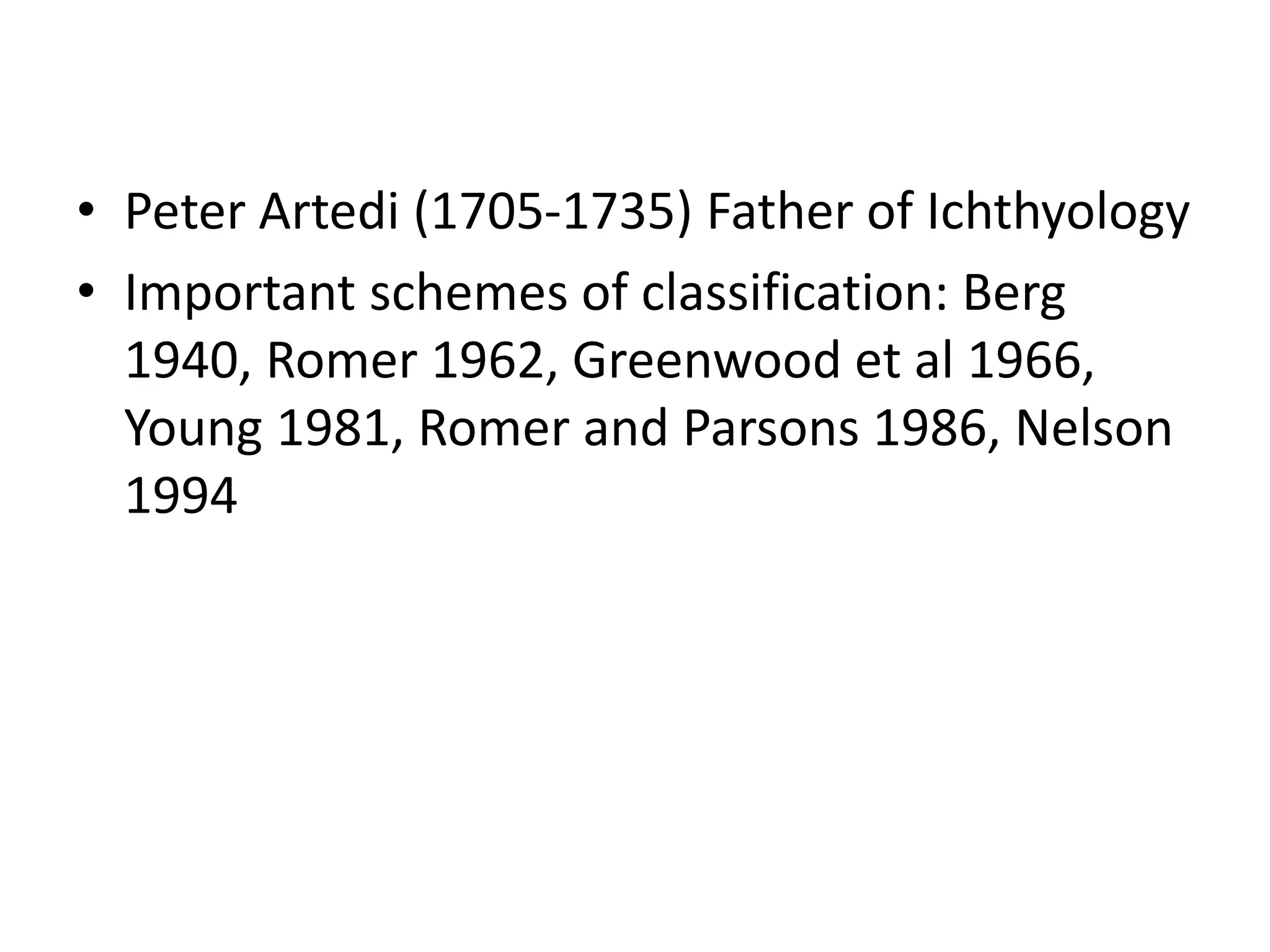Classification of fishes | PPTX