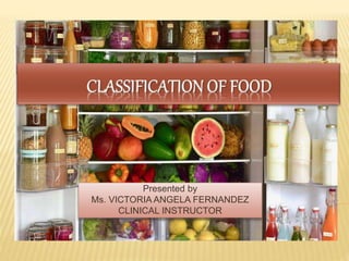 Presented by
Ms. VICTORIA ANGELA FERNANDEZ
CLINICAL INSTRUCTOR
 