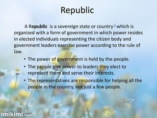 Classification of Government | PDF