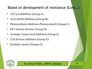 classification of herbicides.pptx......... | PPTX