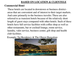 Classification of hotels by G.Arvind