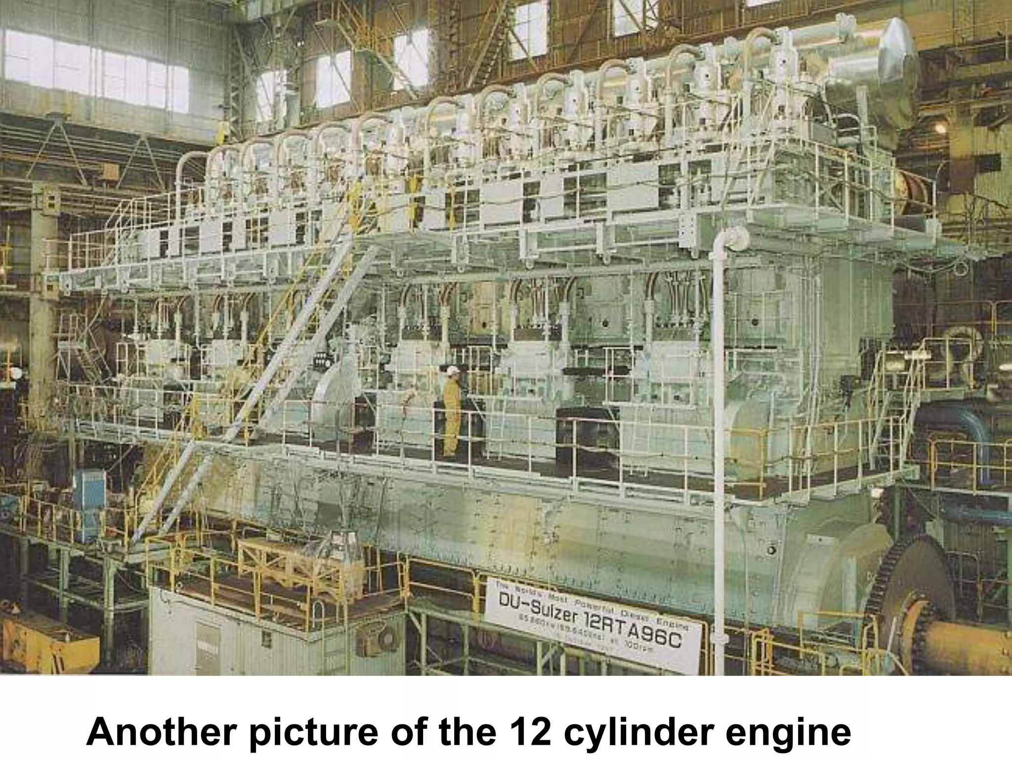Another picture of the 12 cylinder engine
 