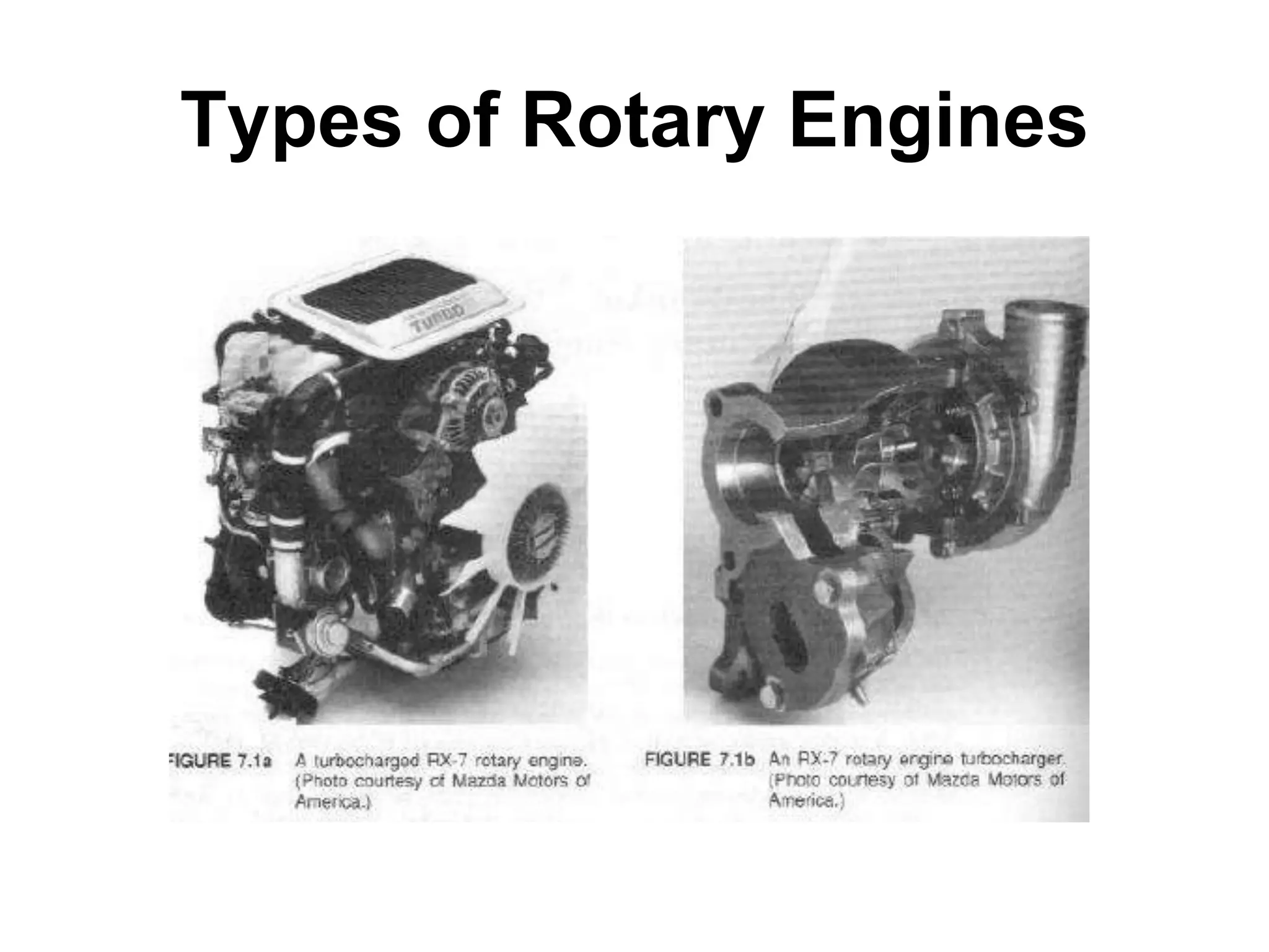 Types of Rotary Engines
 