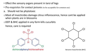Classification of insecticides on the basis of their mode of entrry | PPTX