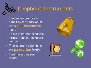 Classification of instruments PPT