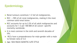 discuss the CLASSIFICATION OF KIDNEY TUMOURS.pptx