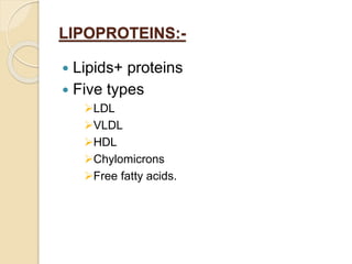Classification of lipids | PPTX