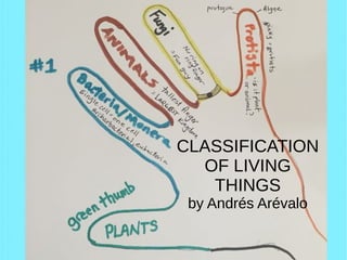 CLASSIFICATION
OF LIVING
THINGS
by Andrés Arévalo
 