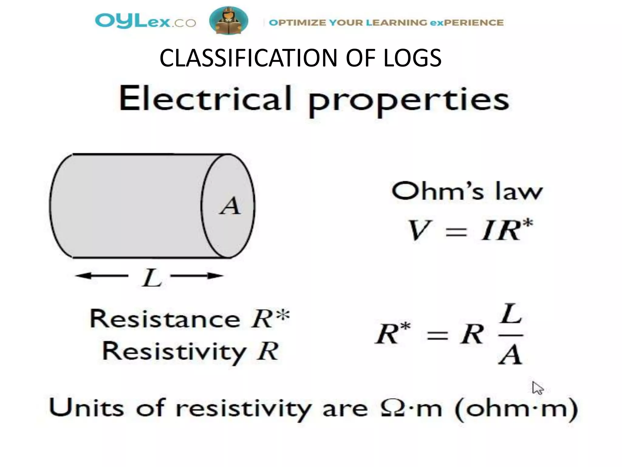 CLASSIFICATION OF LOGS
 